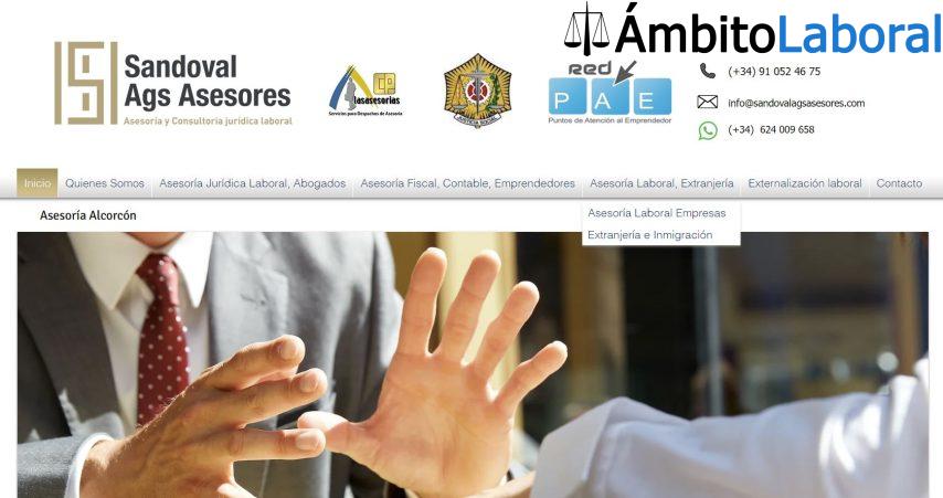 Sandoval AGS Asesores Jurídicos y de Empresa S.L. - Mejor Abogado Laboral Alcorcón